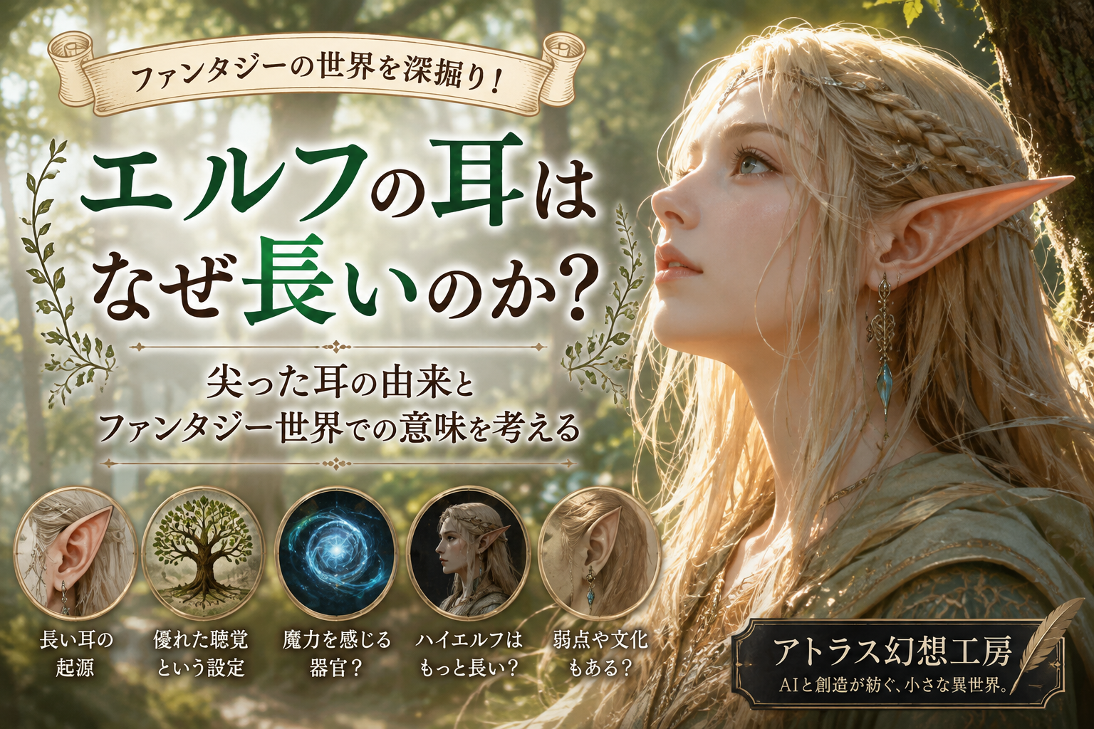 エルフの耳はなぜ長いのか？